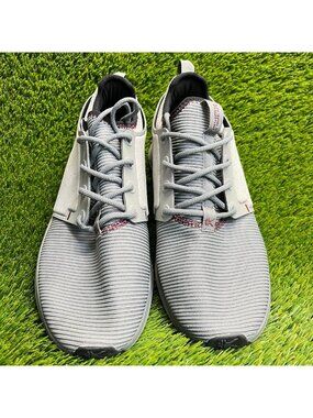 Kuru Atom Mens Size 9E Gray Black Athletic Running Walking Shoes Sneakers‎